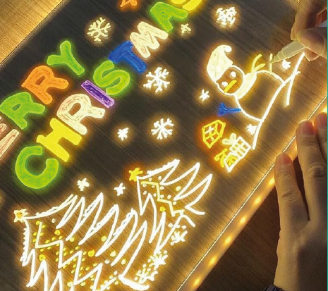 Tararile™-Pizarra LED Mágica