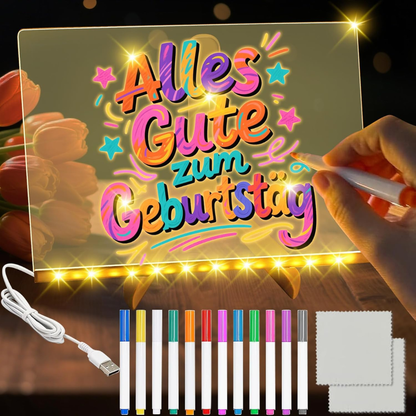 Tararile™-Pizarra LED Mágica