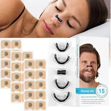 Tiras Nasales para Dormir,Clip Mágnético